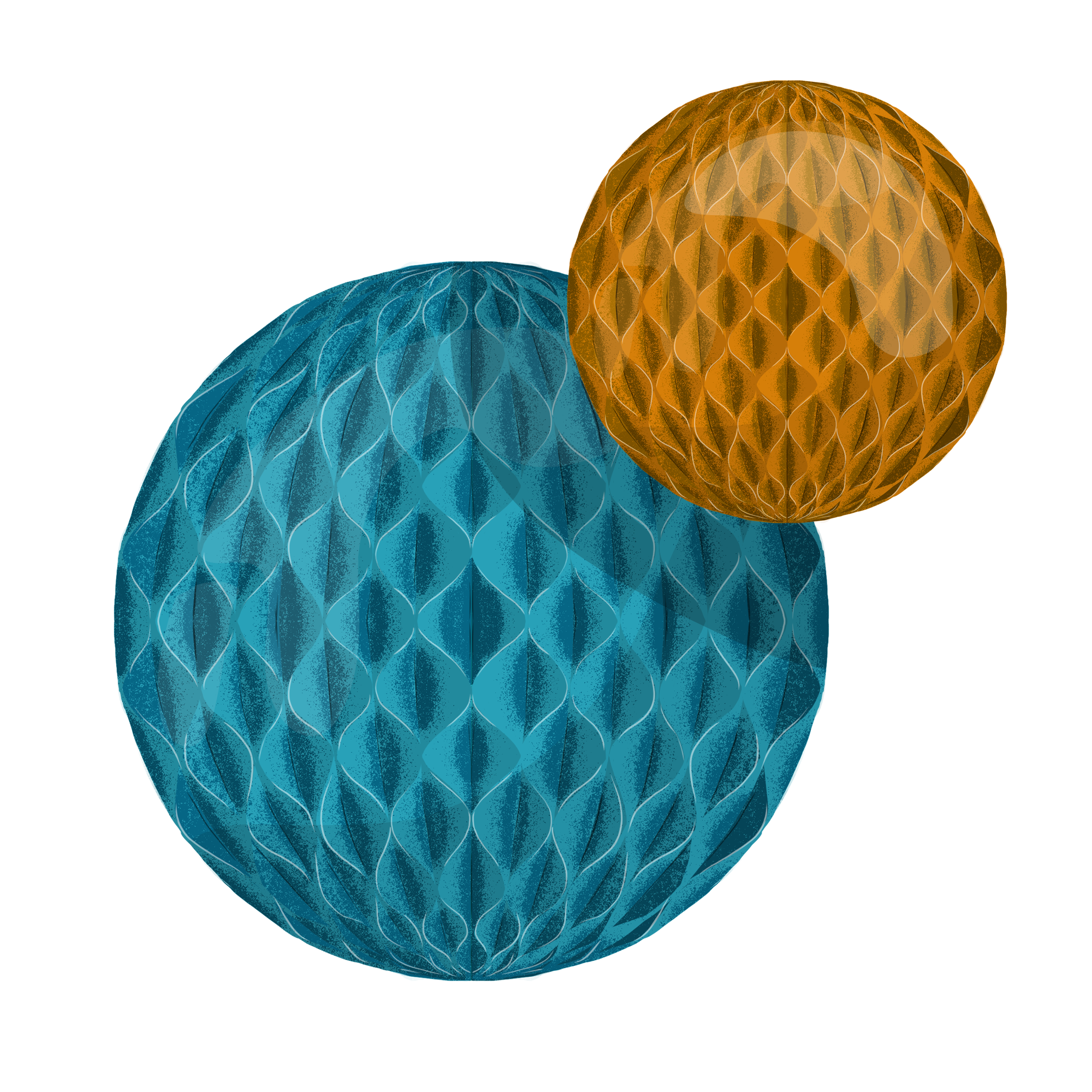 Uitklappen van een honeycomb waaier.