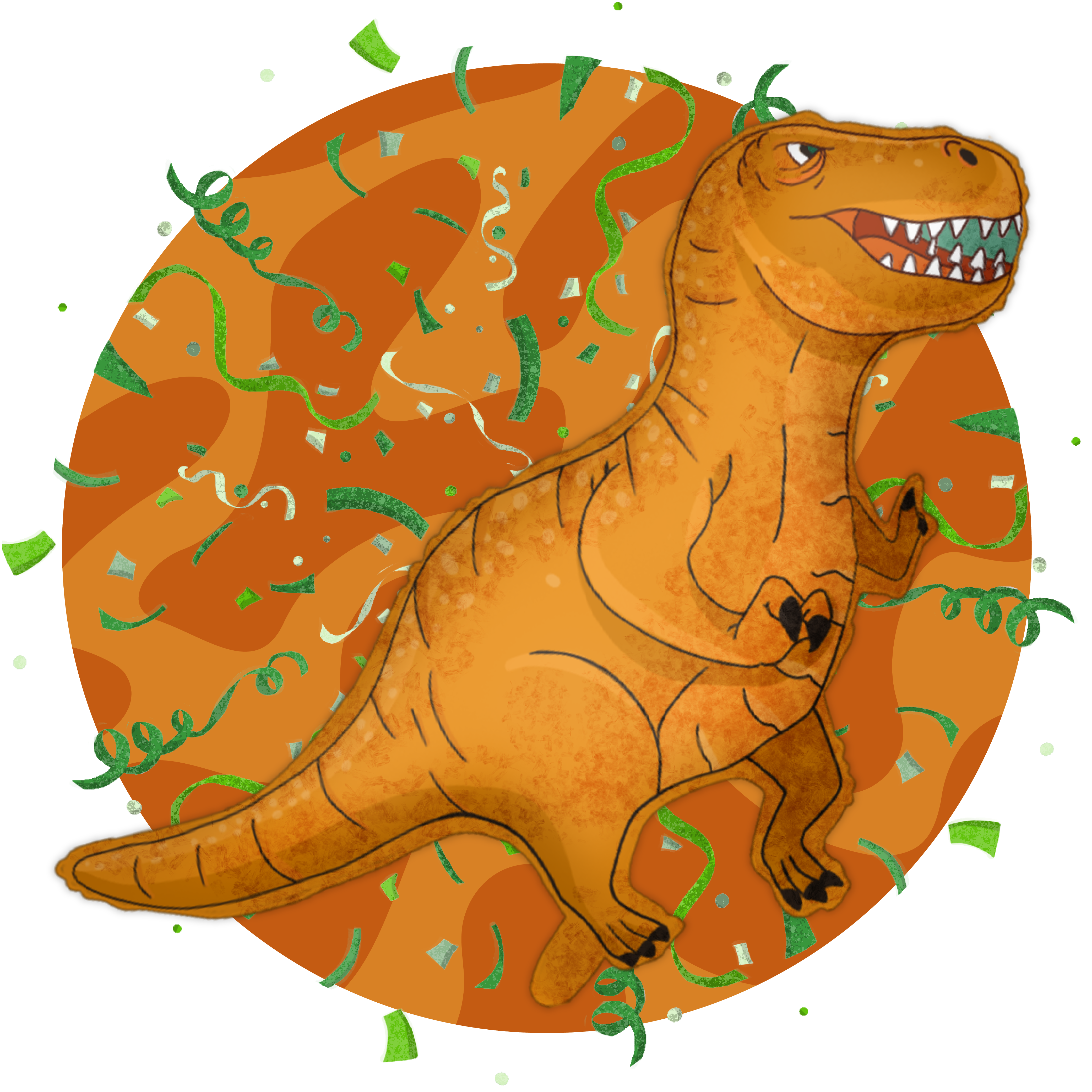 Dino versiering