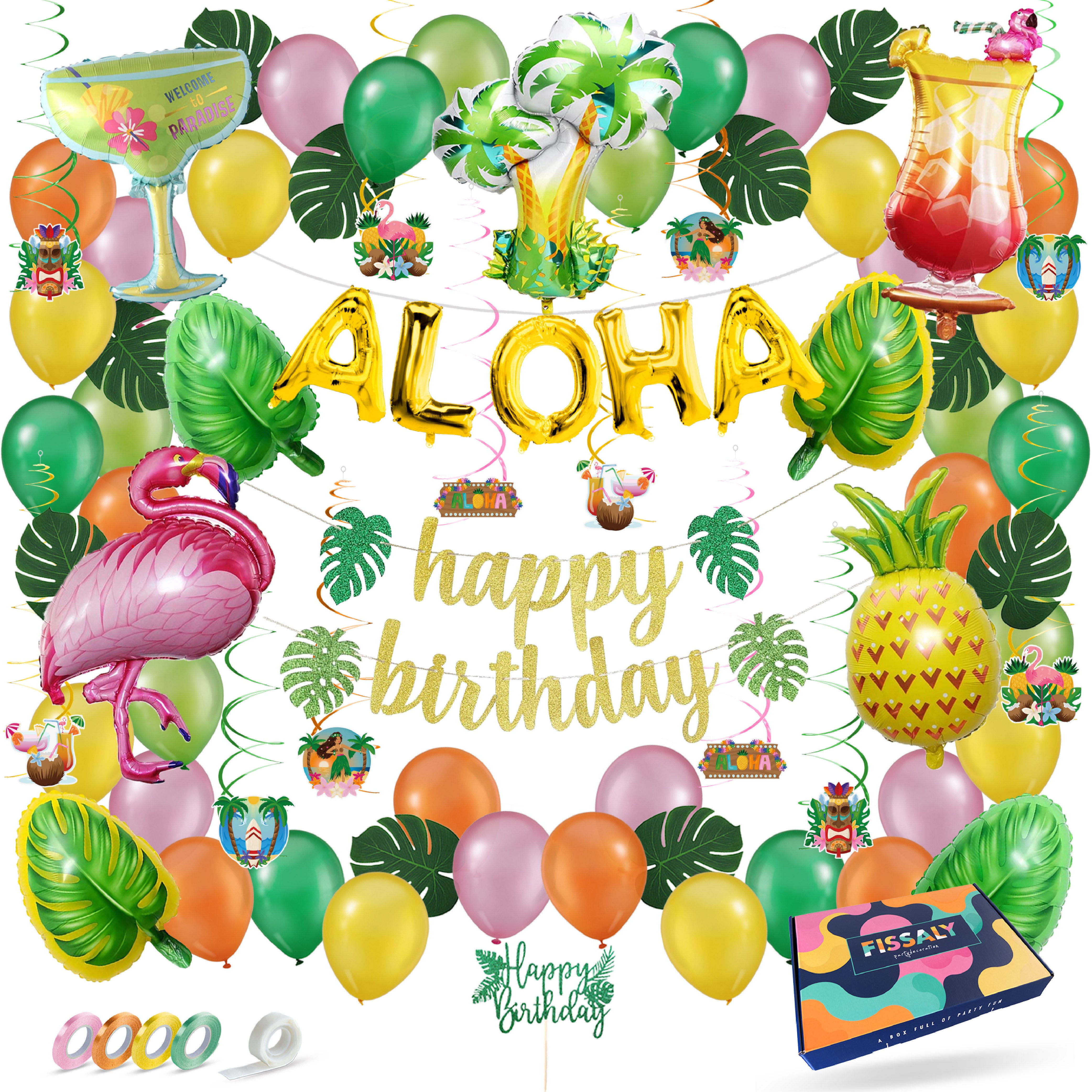 Tropisch Hawaii Aloha Verjaardag Feestpakket