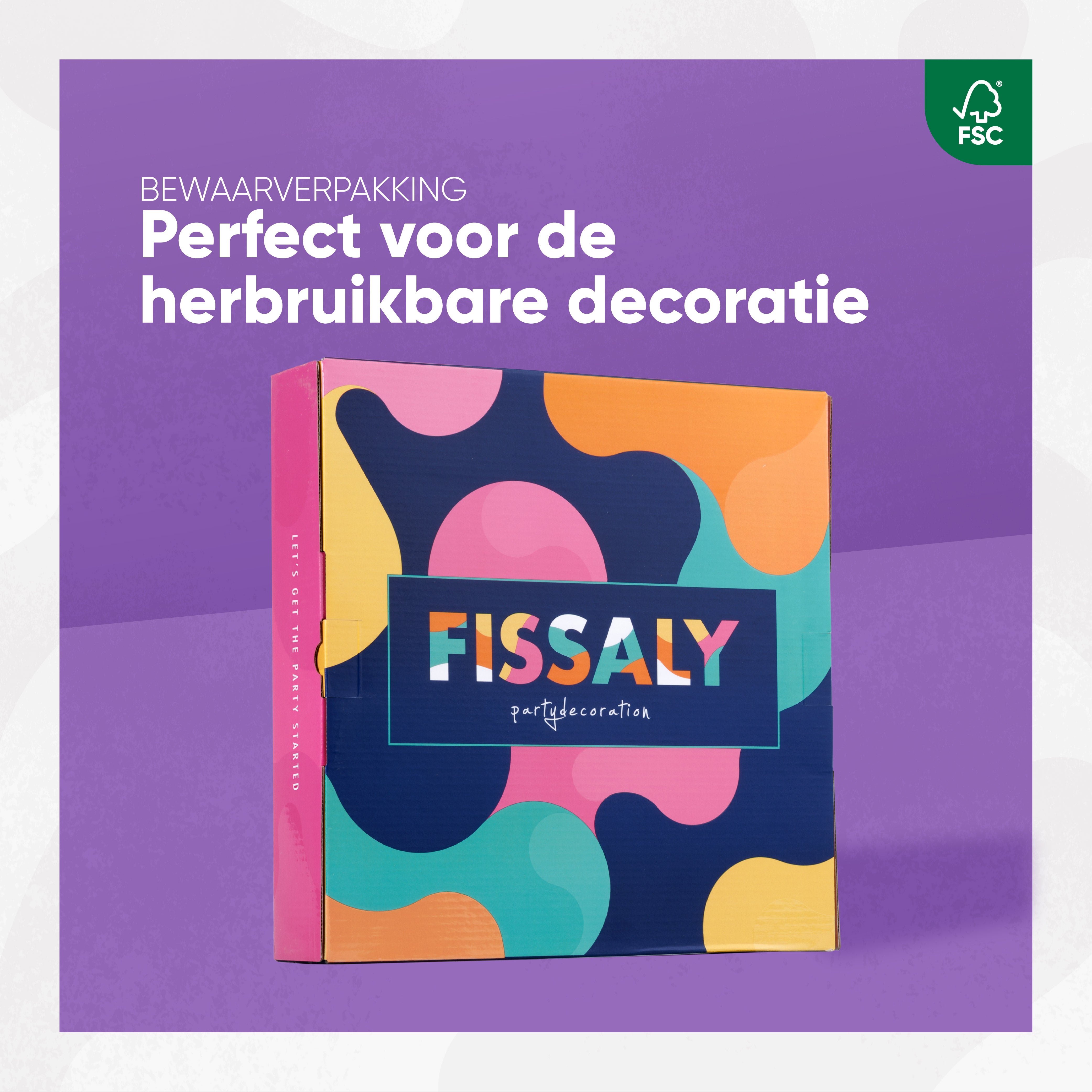 20 Stuks Lampionnen Set Versiering Paars, Lichtblauw, Roze & Wit