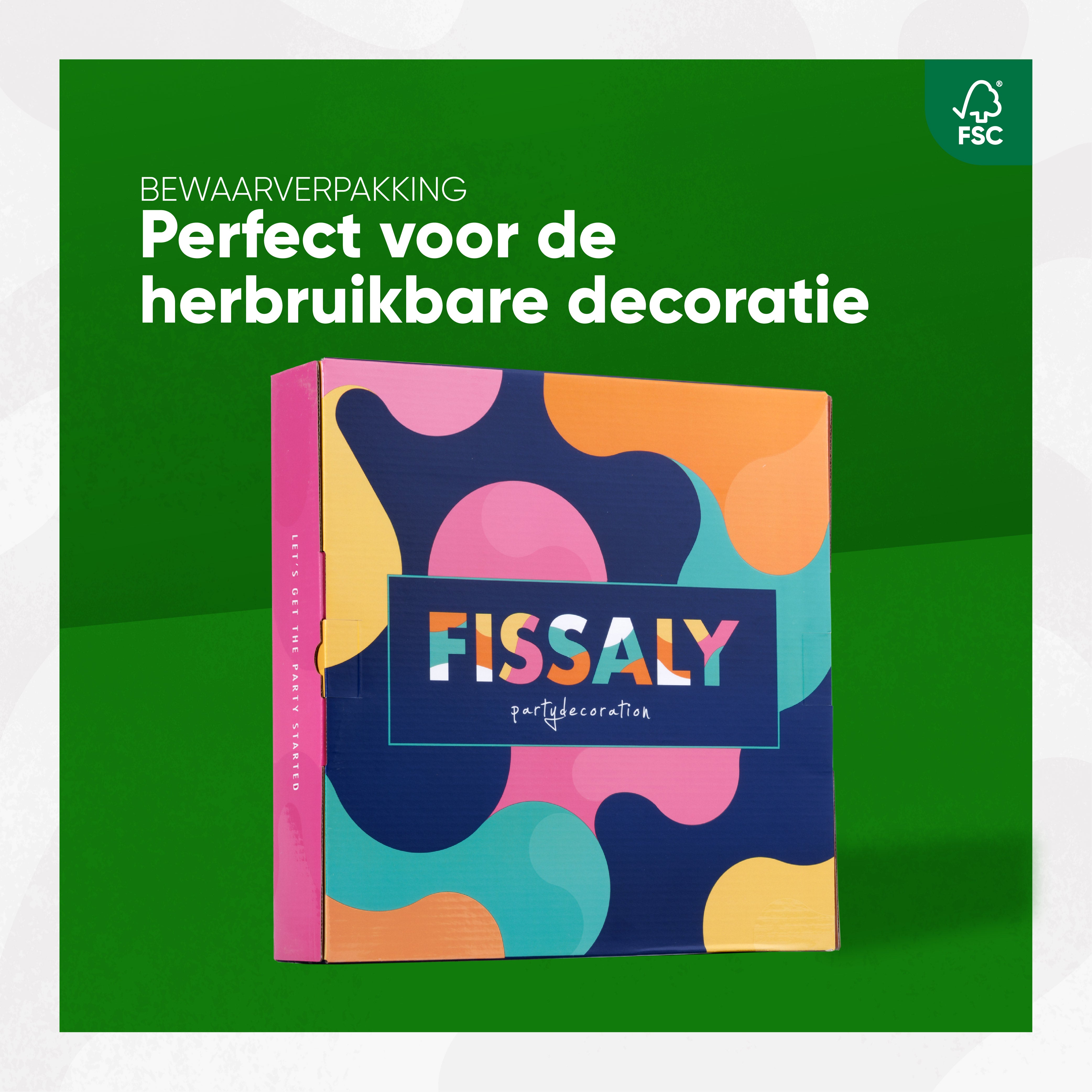 20 Stuks Lampionnen Set Versiering Groen & Wit