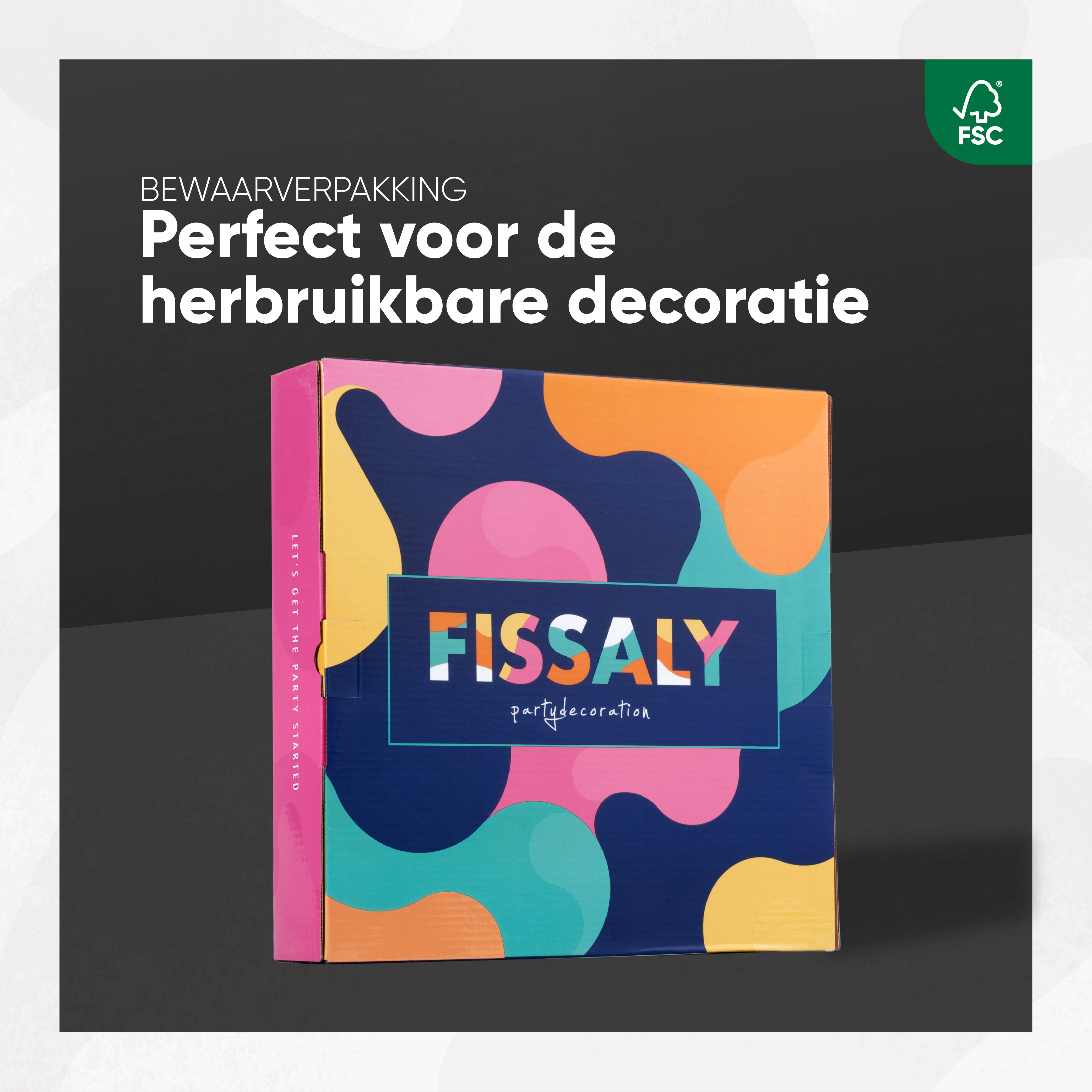 20 Stuks Lampionnen Set Versiering Zwart & Goud