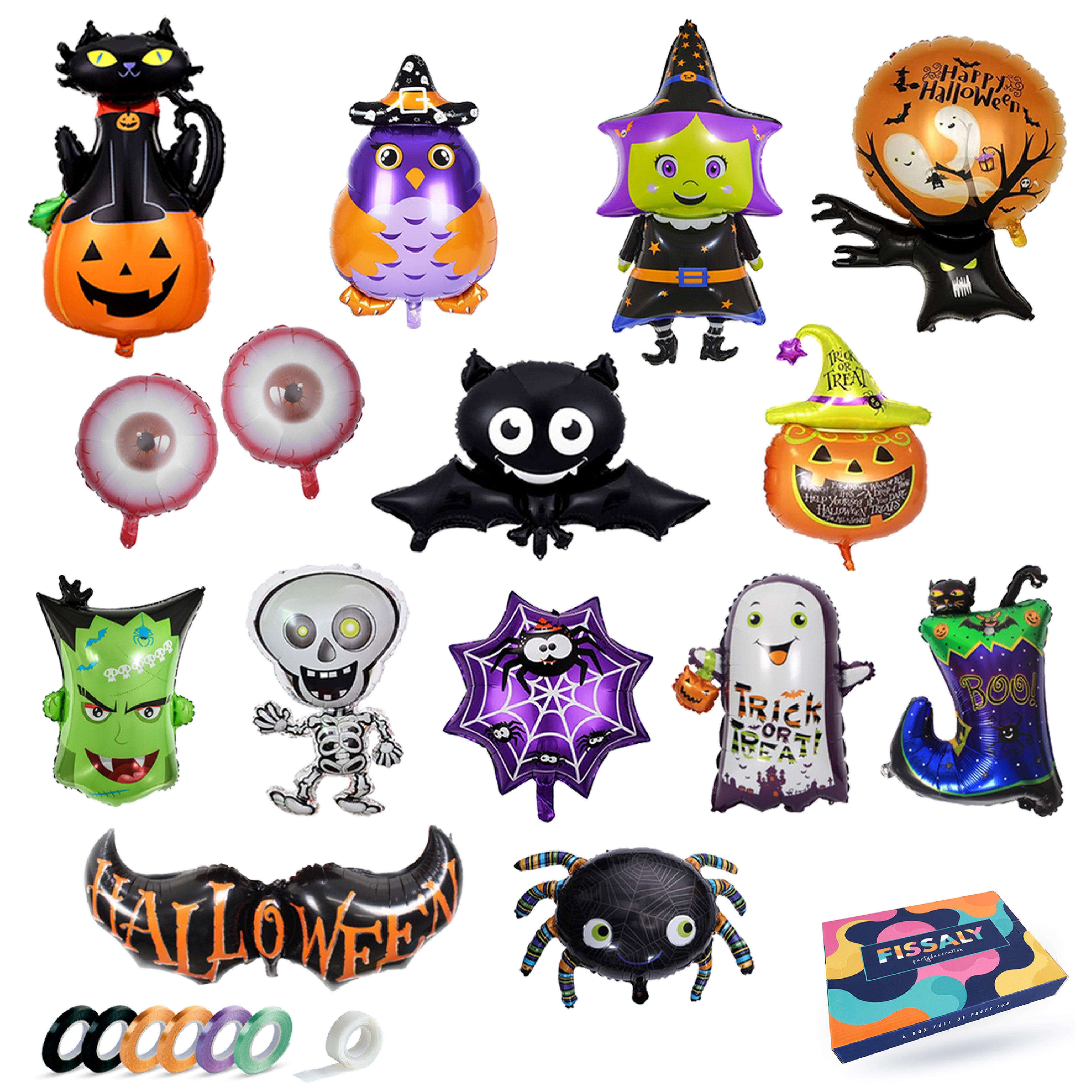 15 Stuks Griezel Halloween Folieballonnen