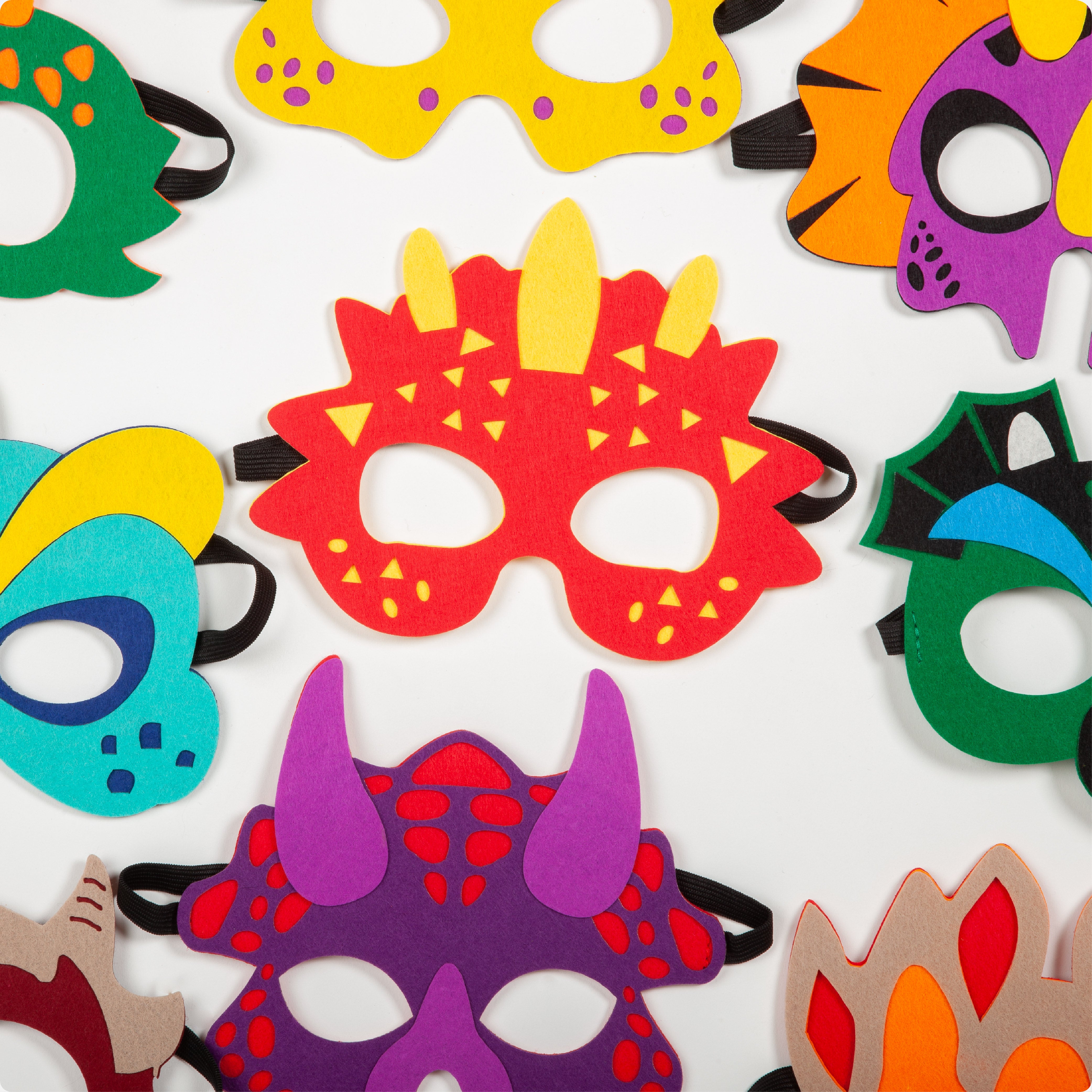 24 Stuks Dino Maskers