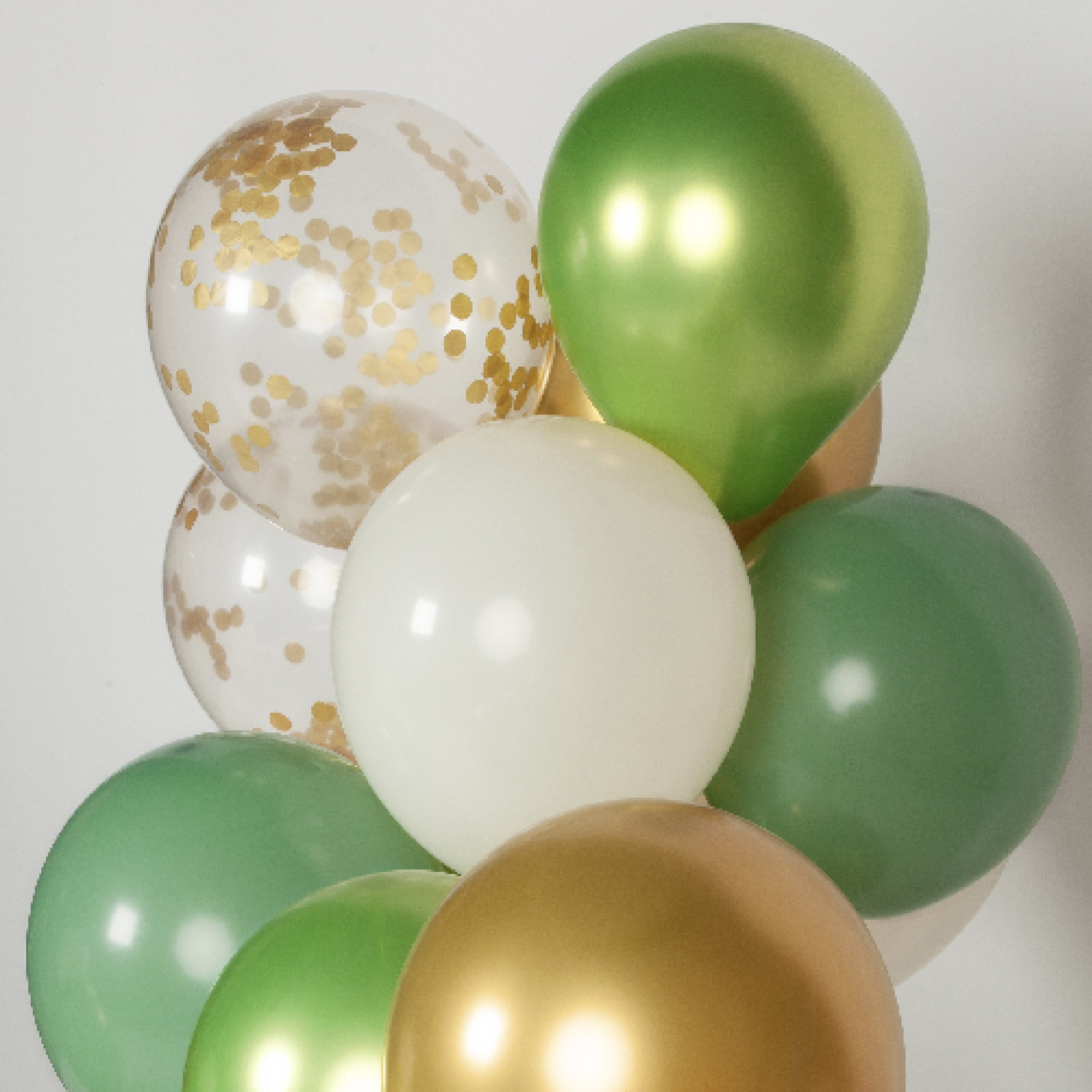 Happy Birthday Verjaardag Feestpakket Groen, Goud & Beige