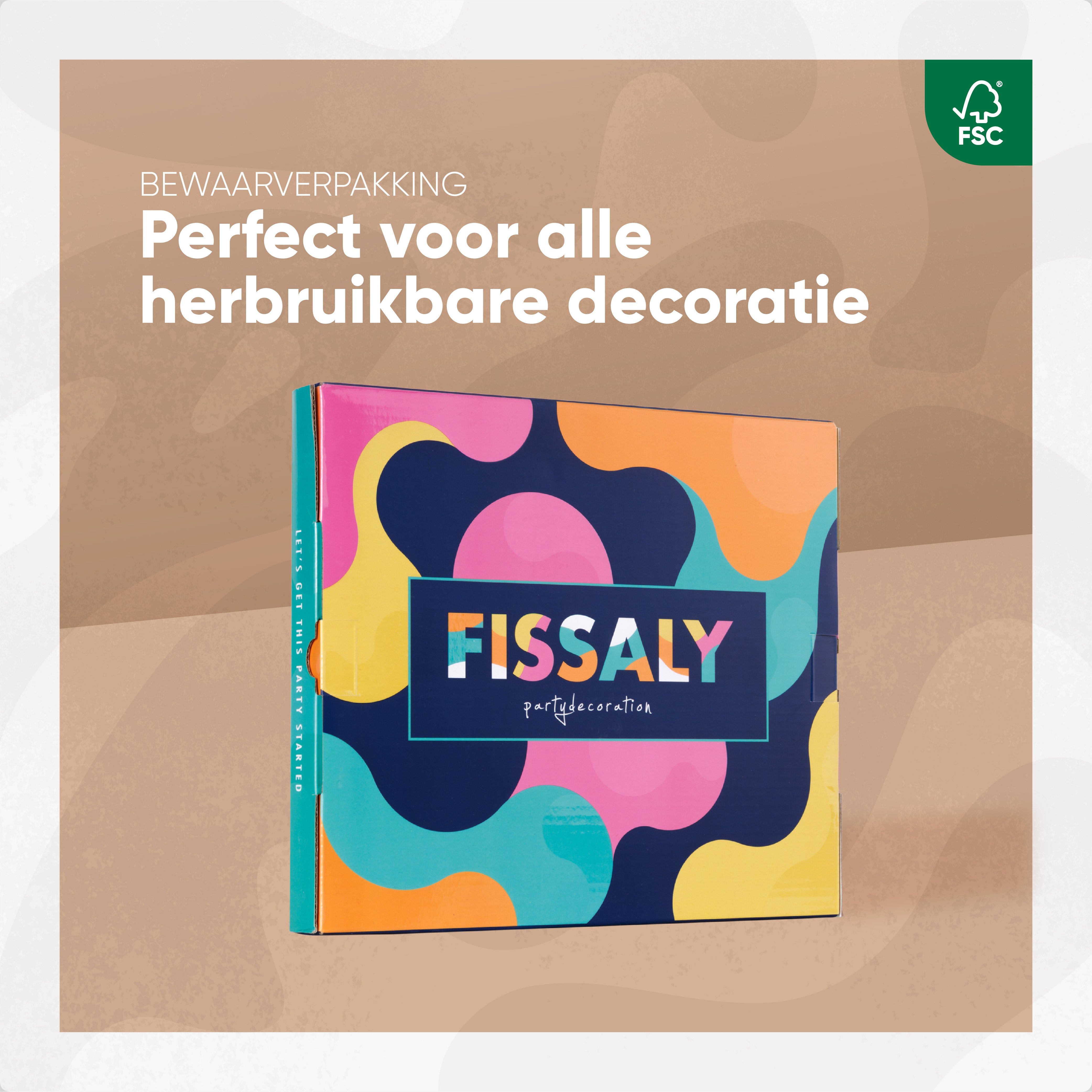 Happy birthday Verjaardag Slinger & Ballonnen Jute & Goud