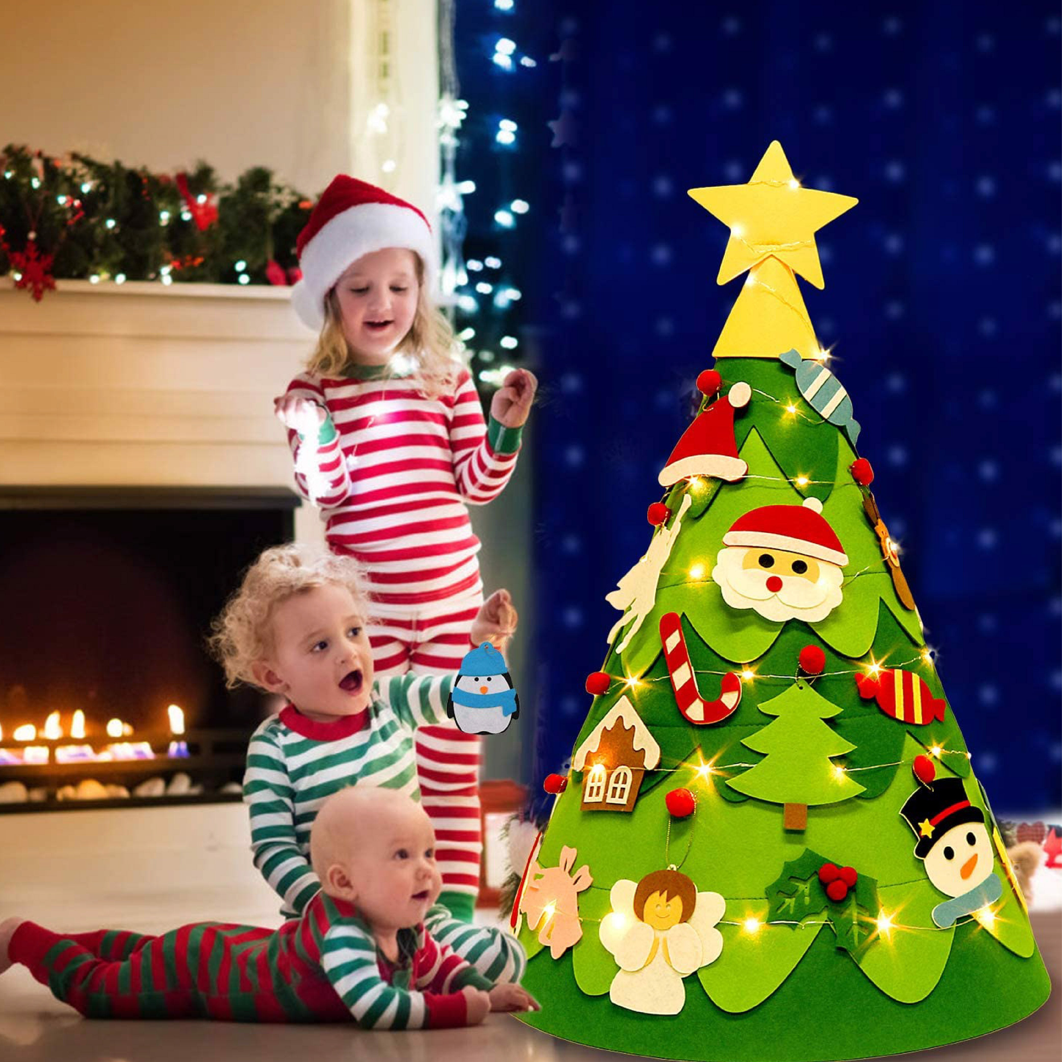 Vilten Kerstboom Feestpakket