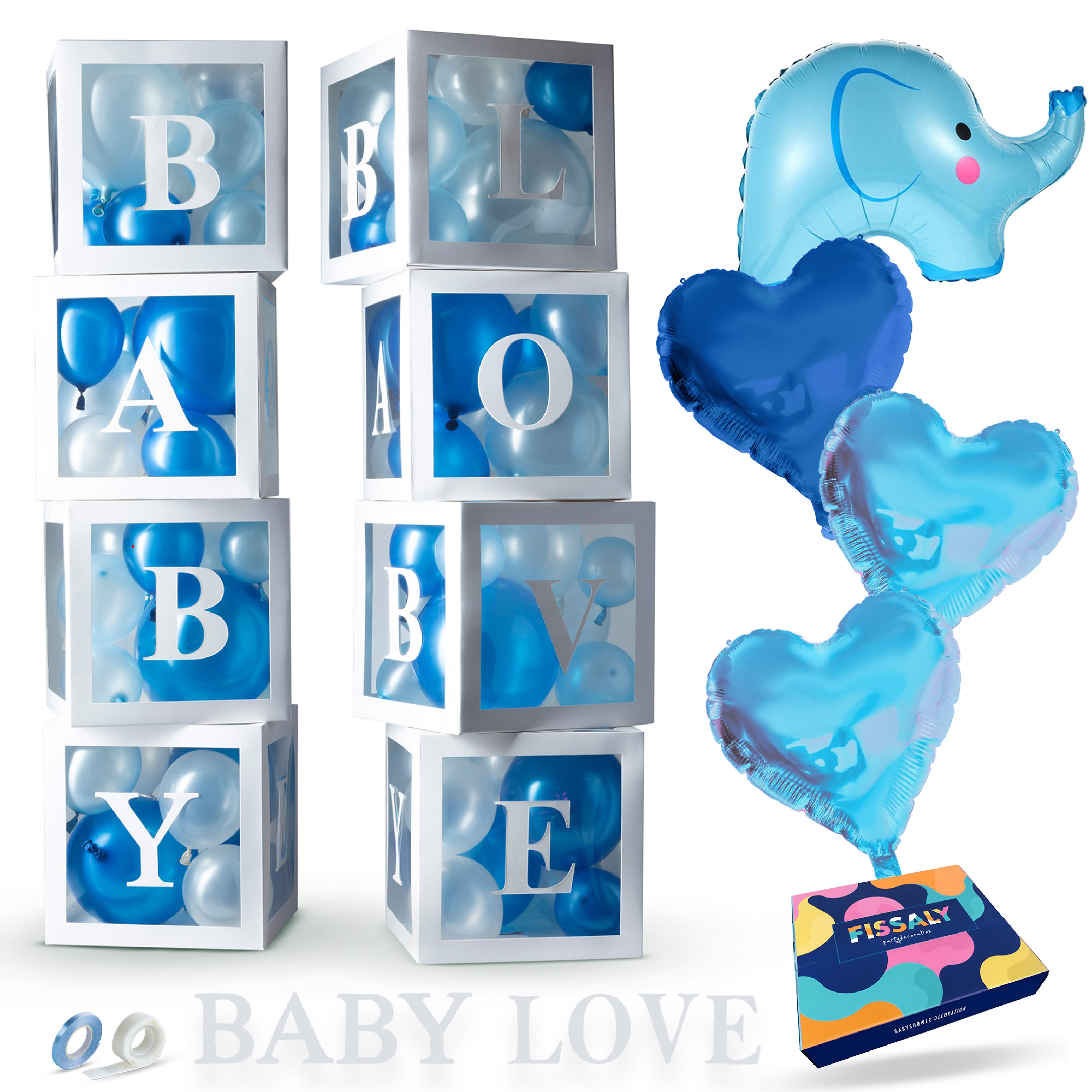 Babyshower Jongen Dozen Feestpakket Blauw