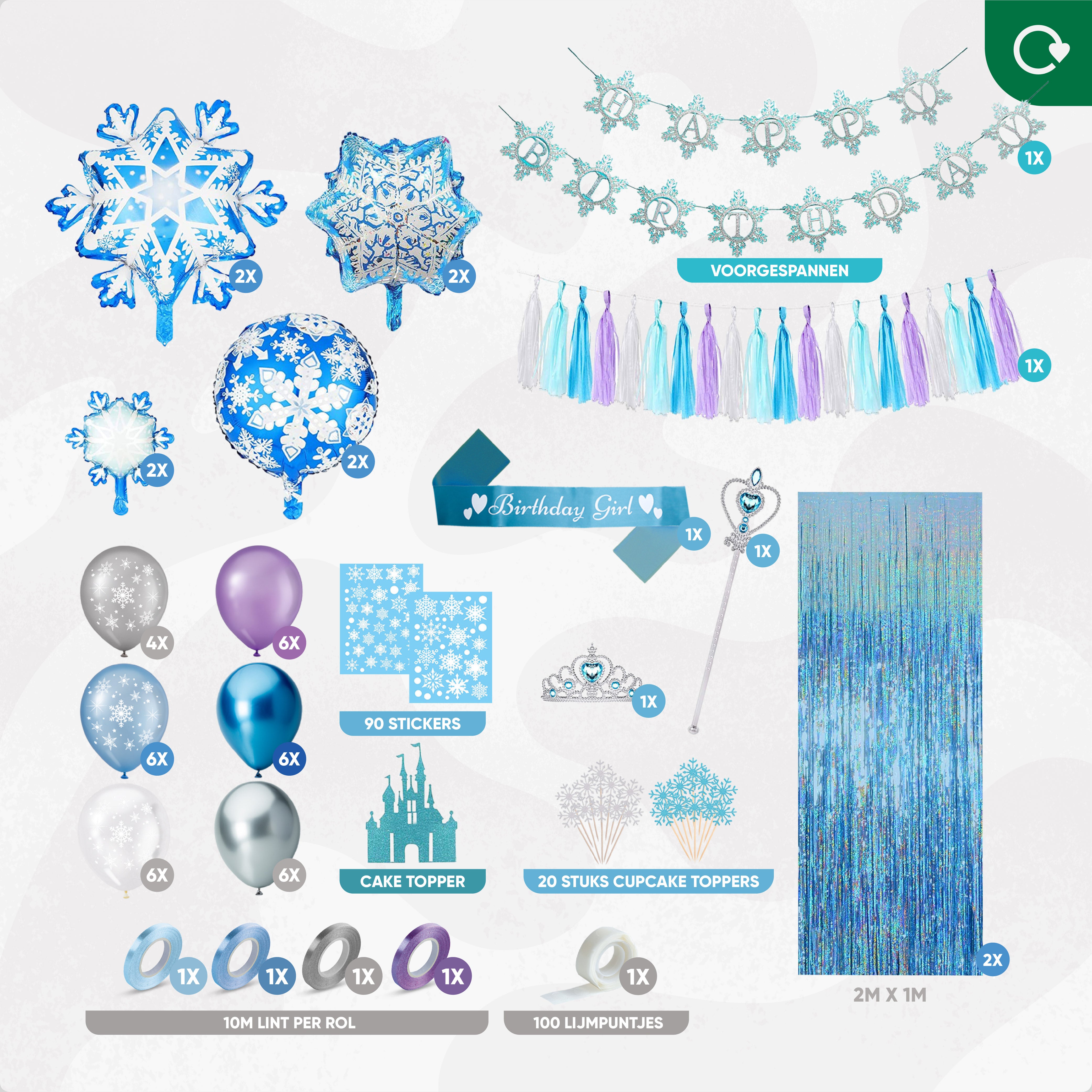 Frozen Thema Feestpakket