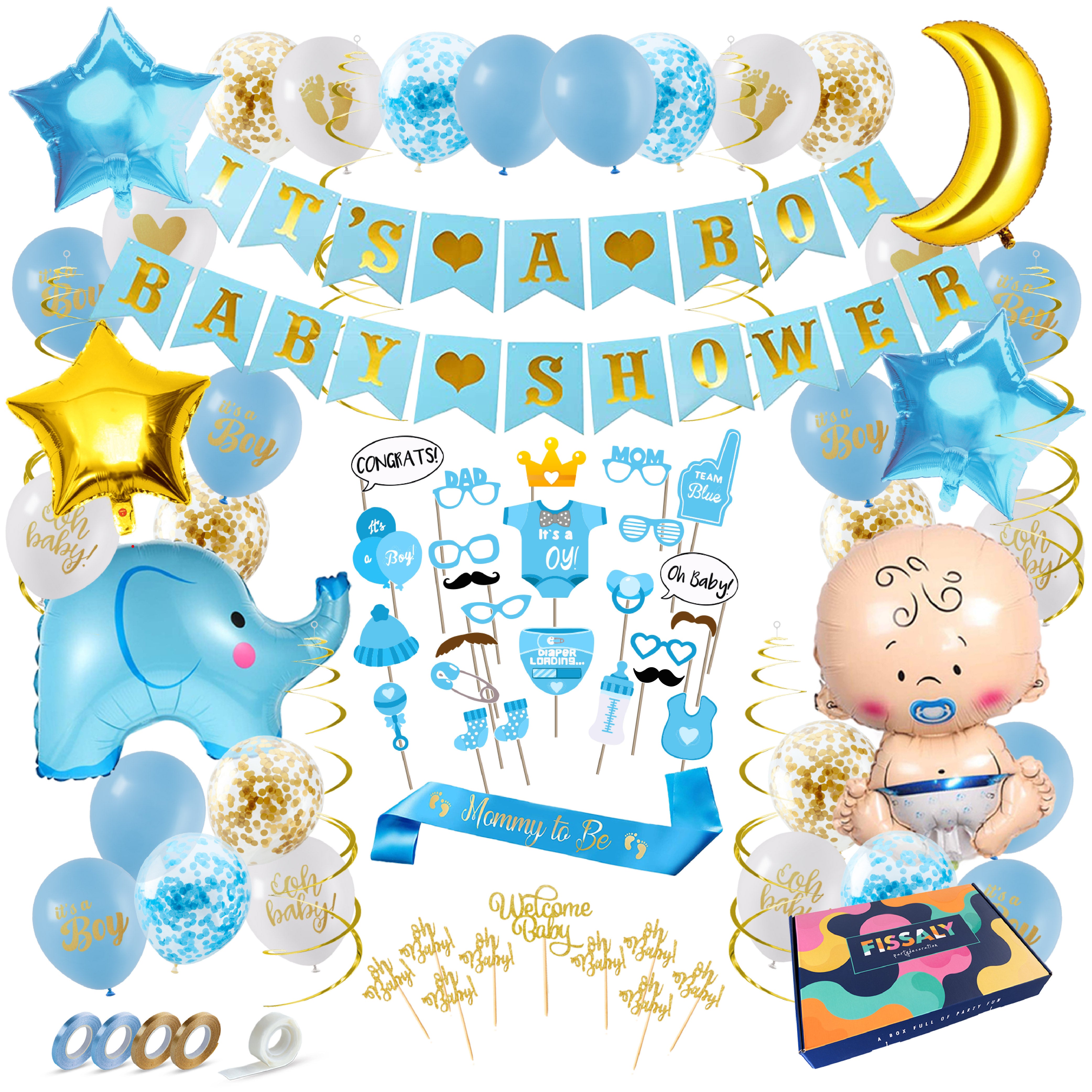 Babyshower Jongen Feestpakket Blauw