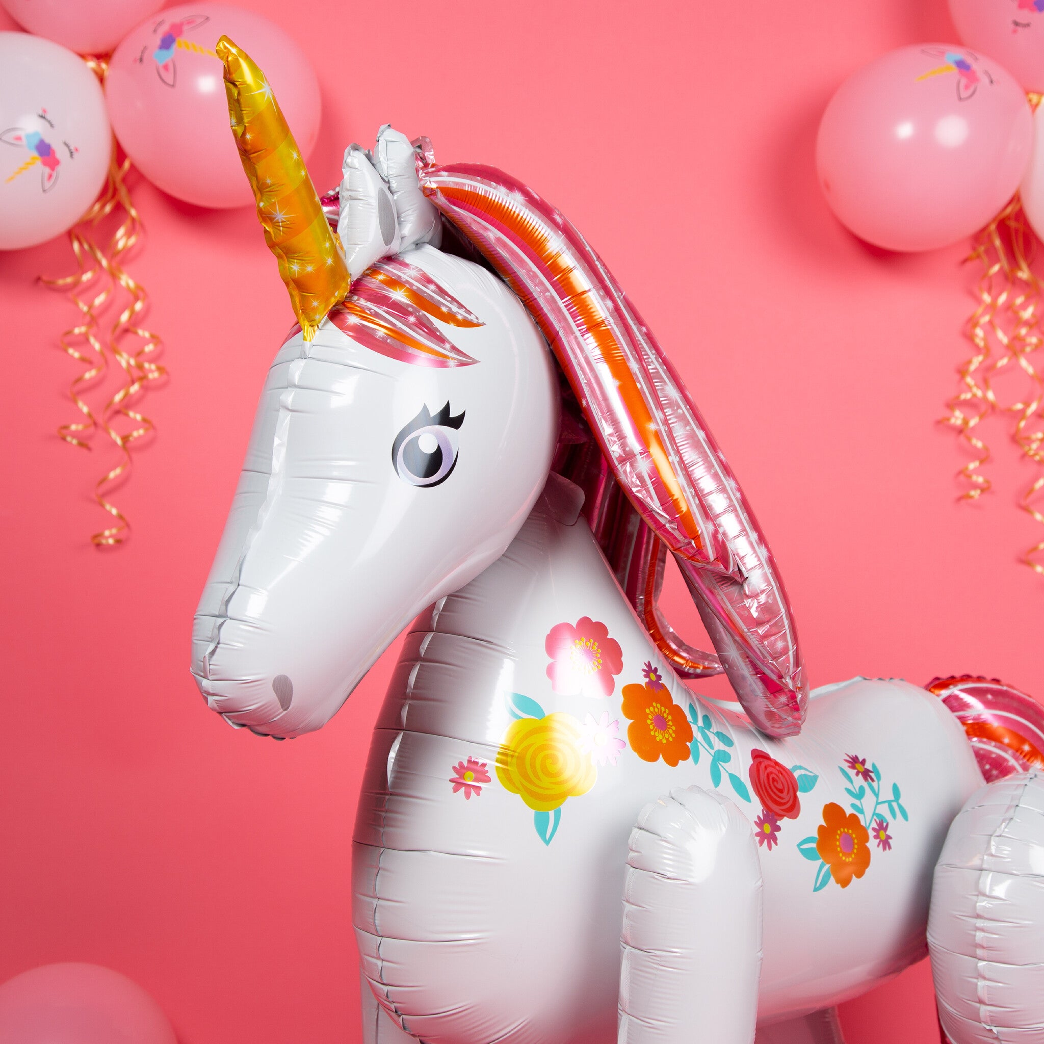 29 Stuks Mega Eenhoorn & Roze Wit Ballonnen
