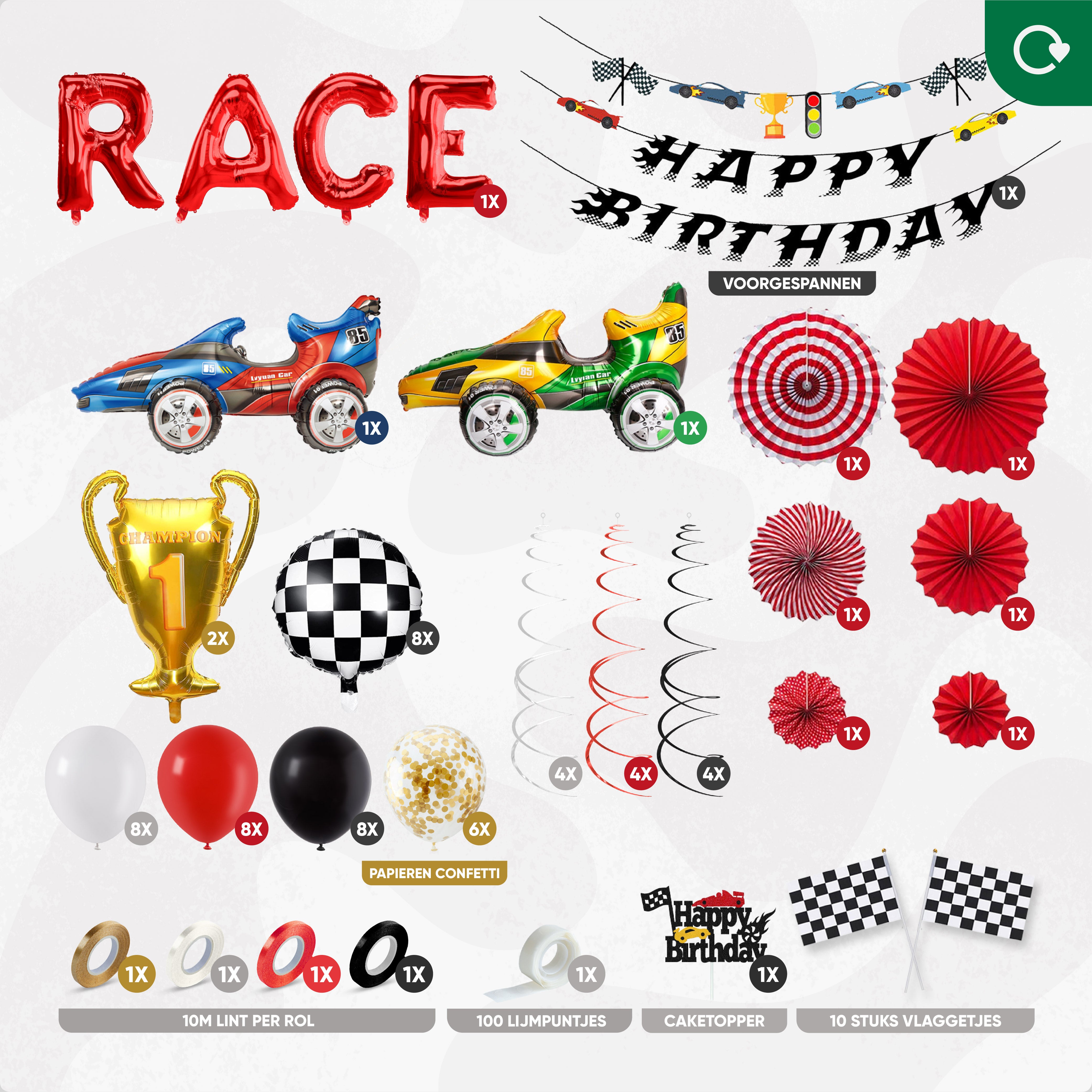 Formule 1 Race Verjaardag Feestpakket