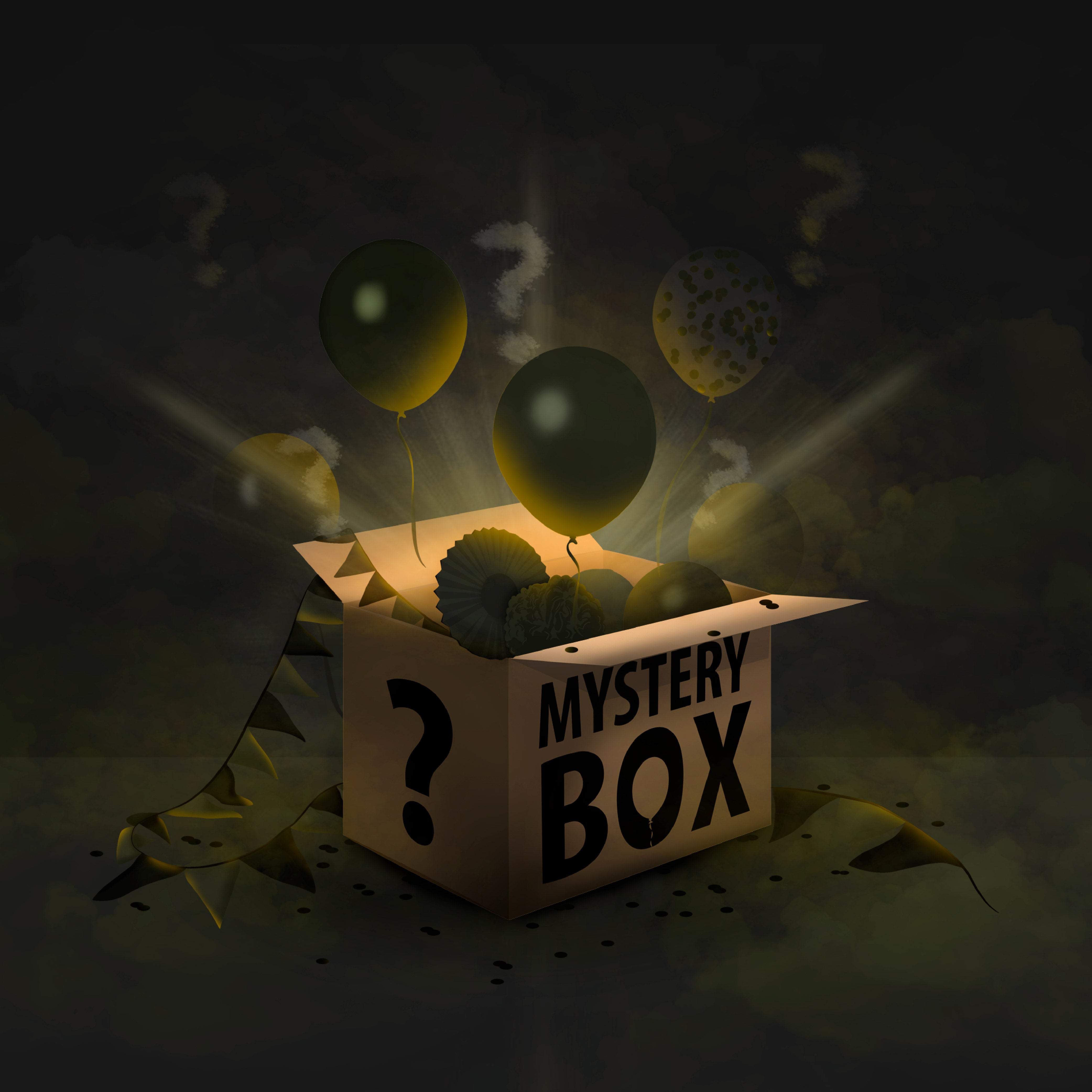 Mystery Box Zwart Goud