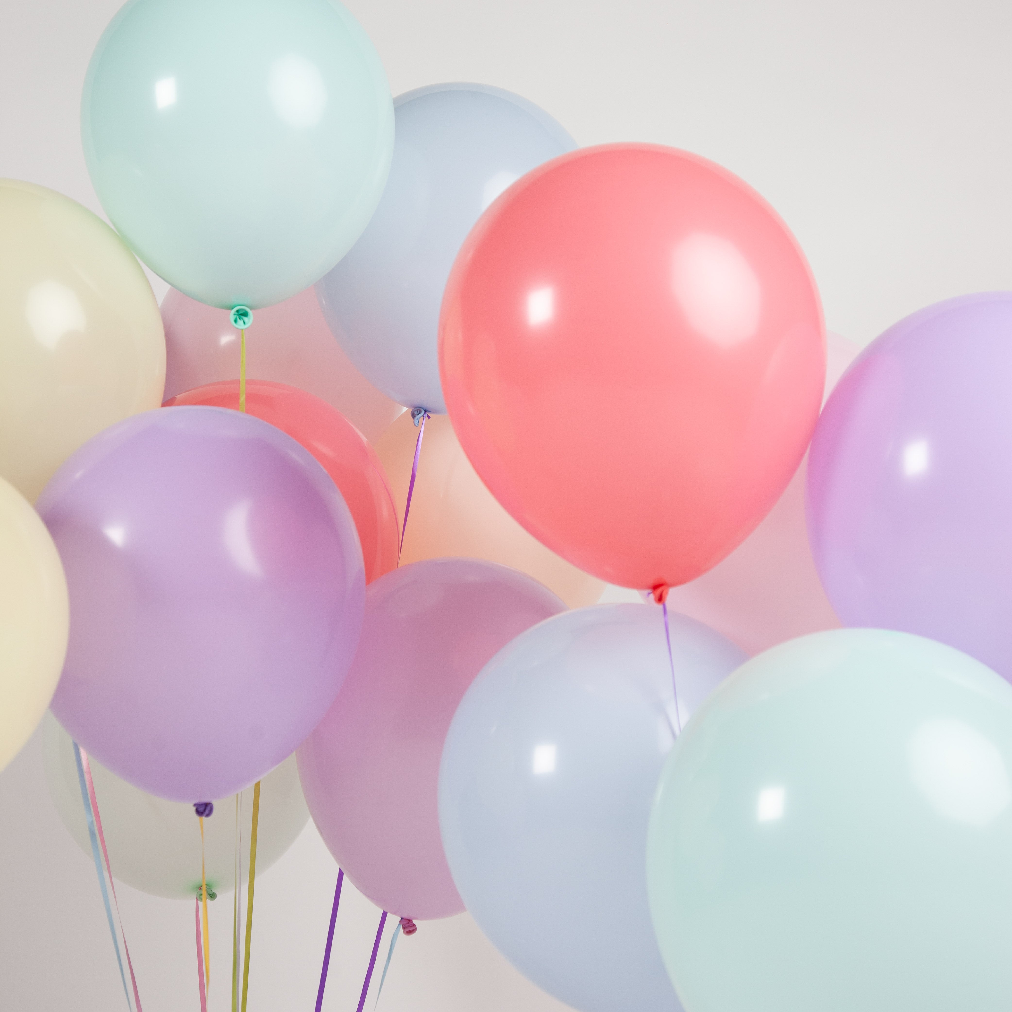 40 Stuks Gekleurde Pastel Helium Latex Ballonnen
