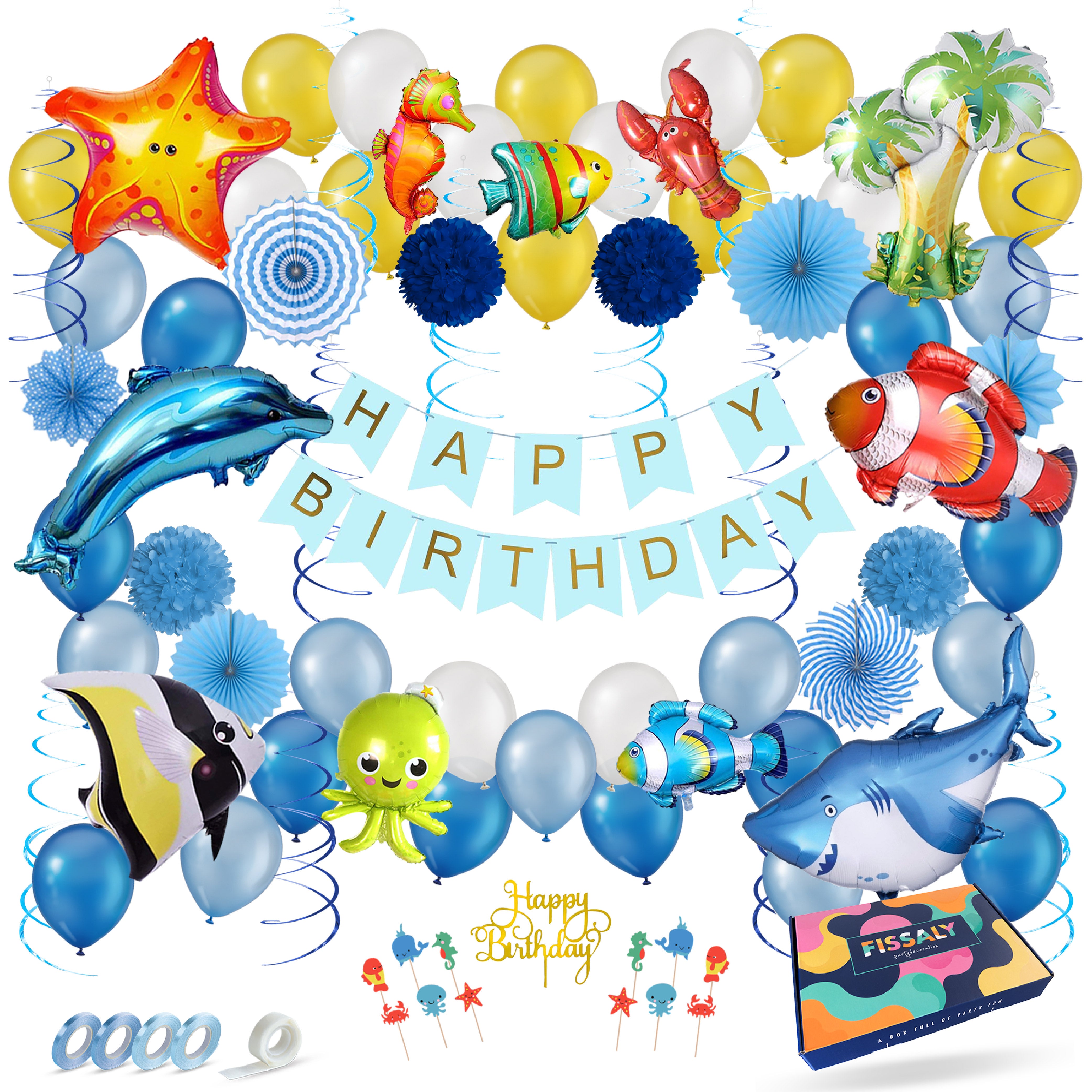 Oceaan Dieren Onderwaterwereld Verjaardag Feestpakket