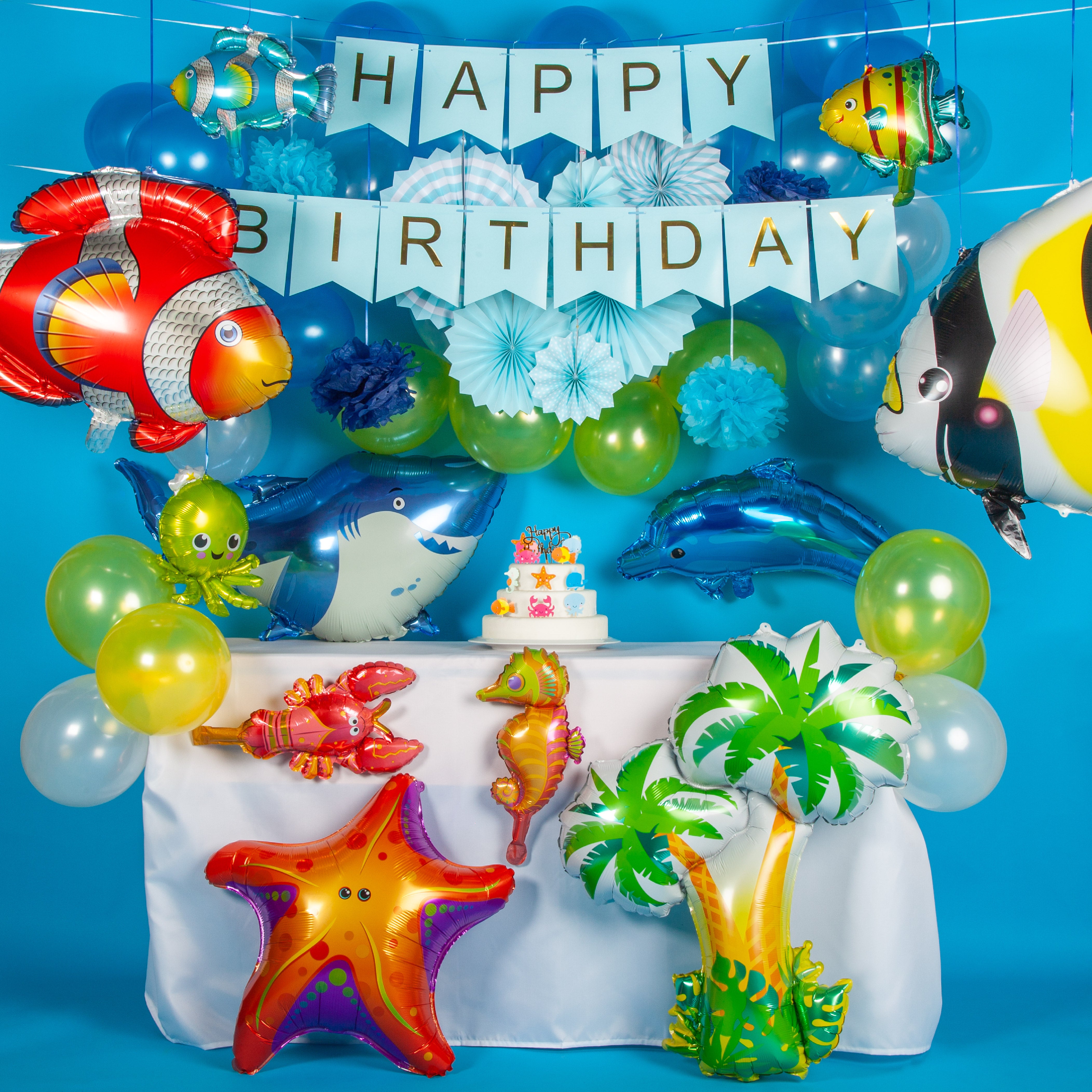 Oceaan Dieren Onderwaterwereld Verjaardag Feestpakket