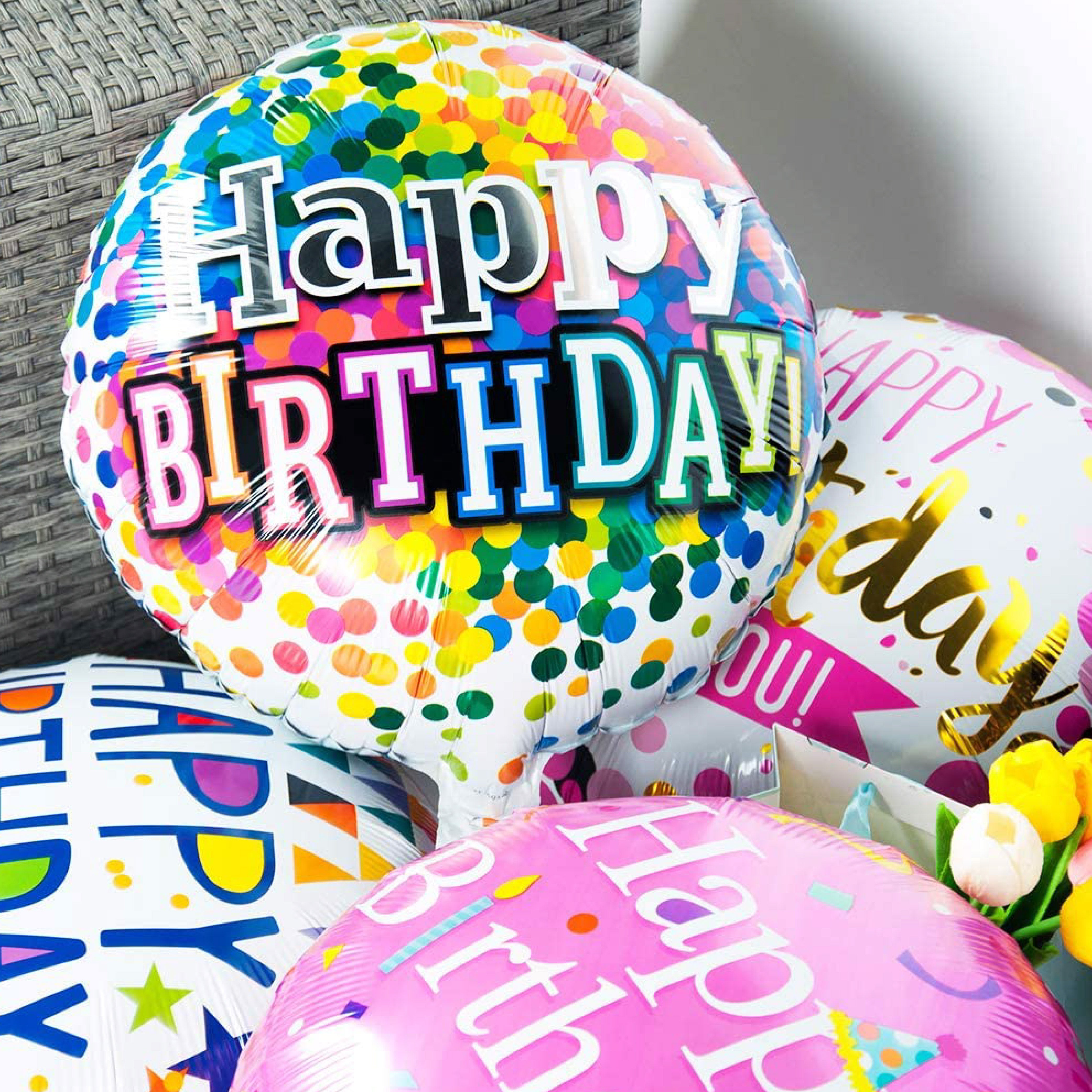 Happy Birthday Folieballonnen