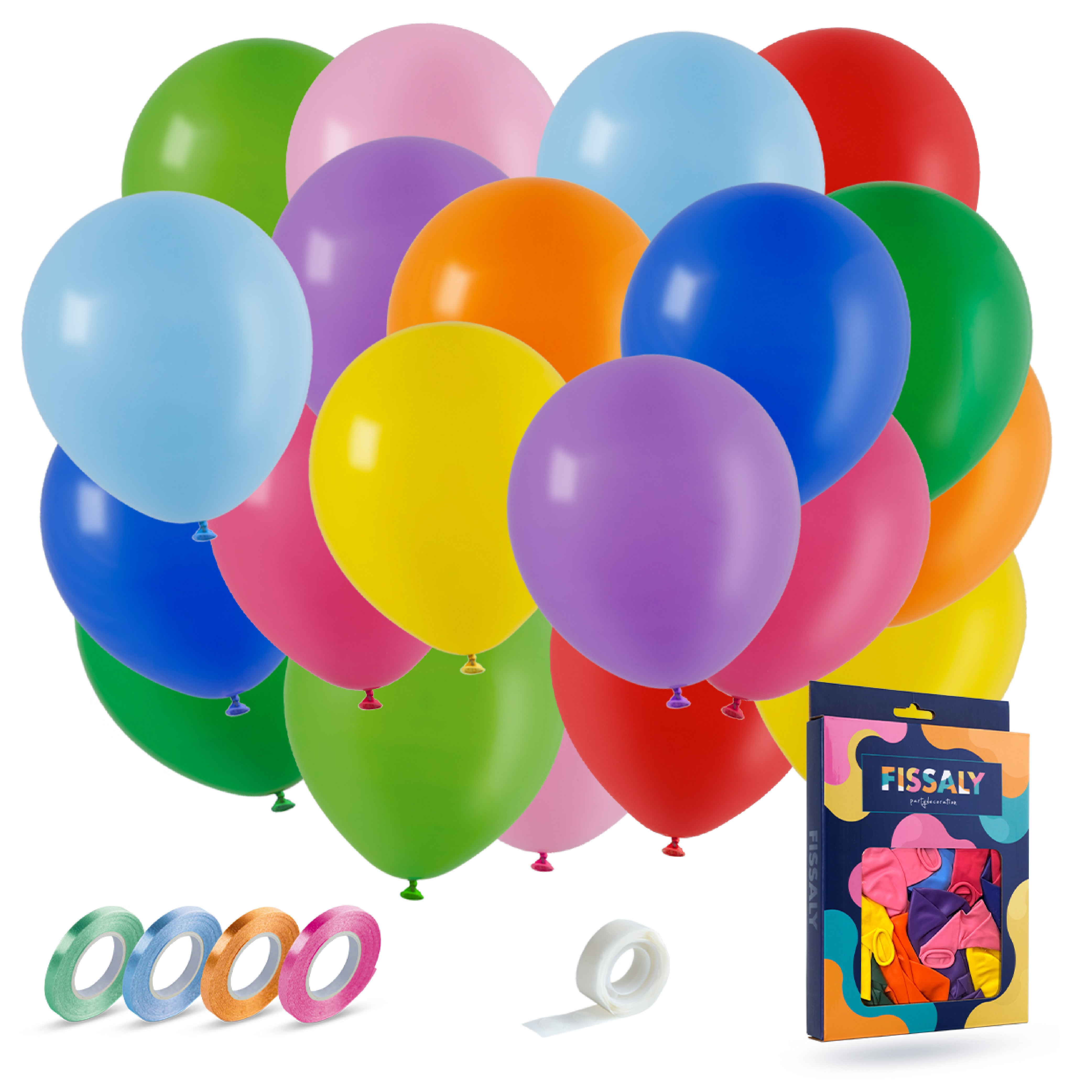 40 Stuks Gekleurde Ballonnen