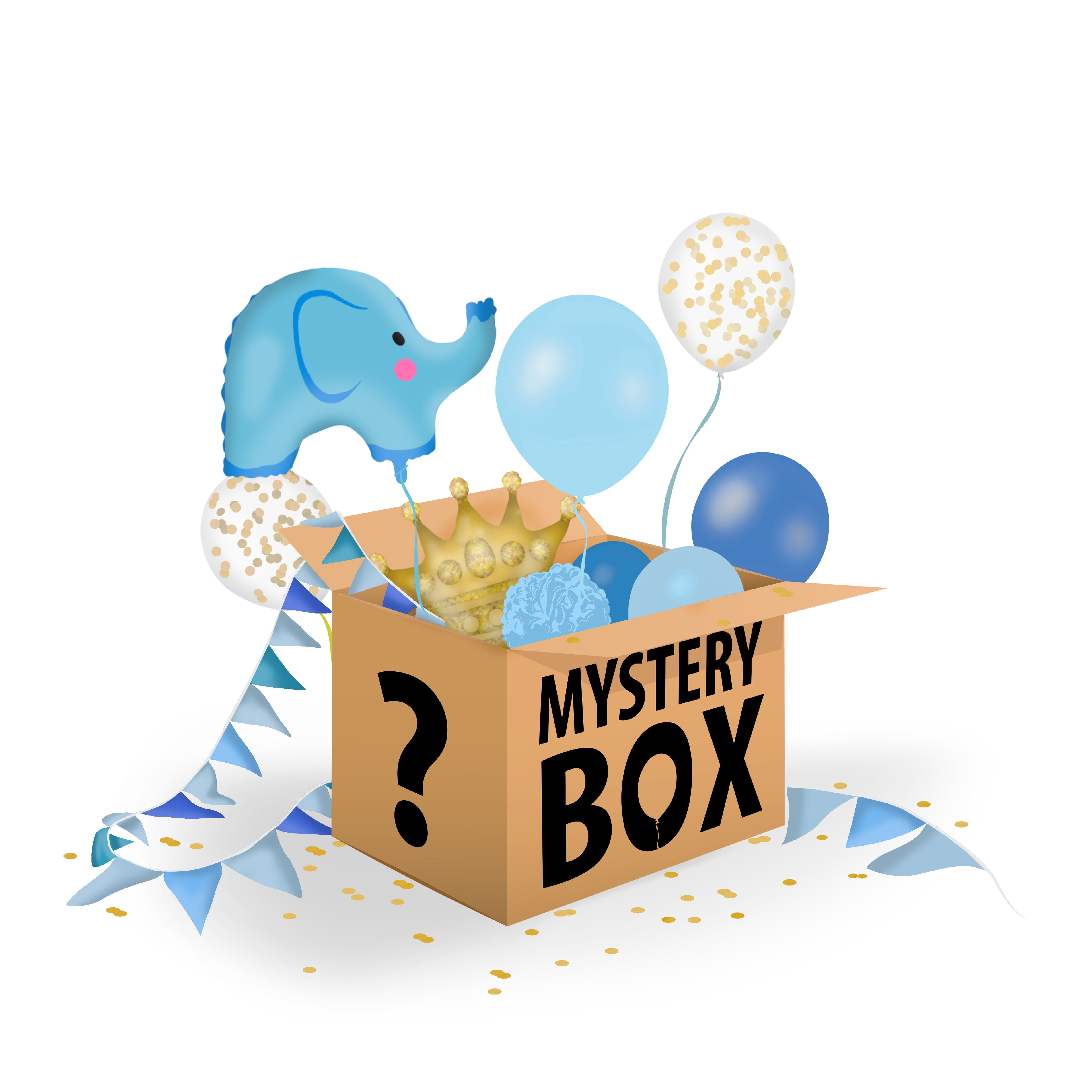 Mystery Box Blauw - Voor kinderen